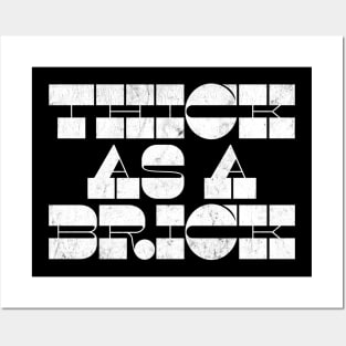 THICK AS A BRICK Posters and Art